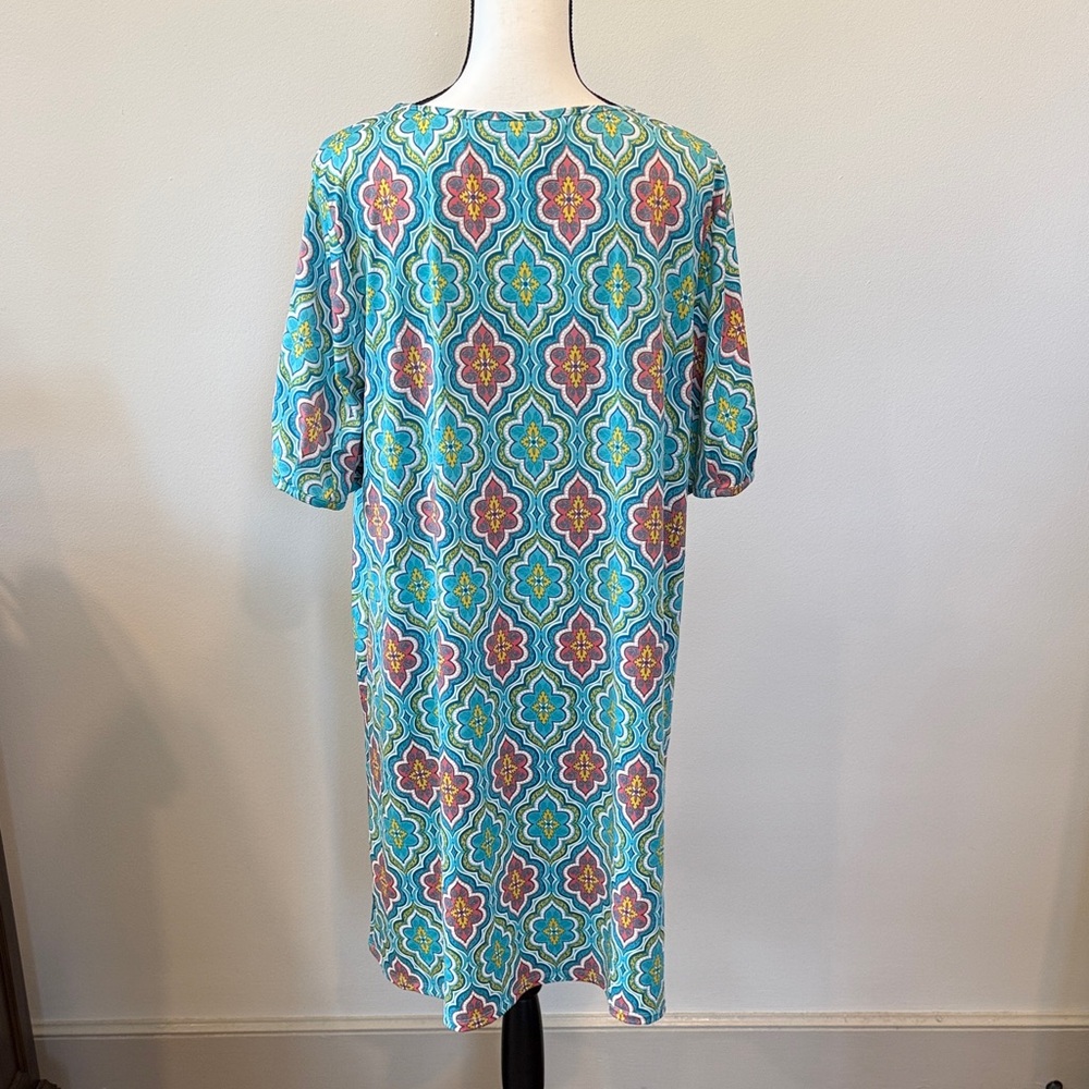 Ruby Rd Colorful Geometric Pattern Dress Size Med… - image 6